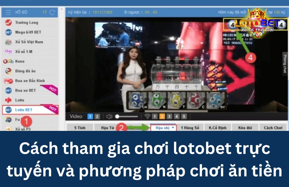 Cách tham gia chơi lotobet trực tuyến và phương pháp chơi ăn tiền