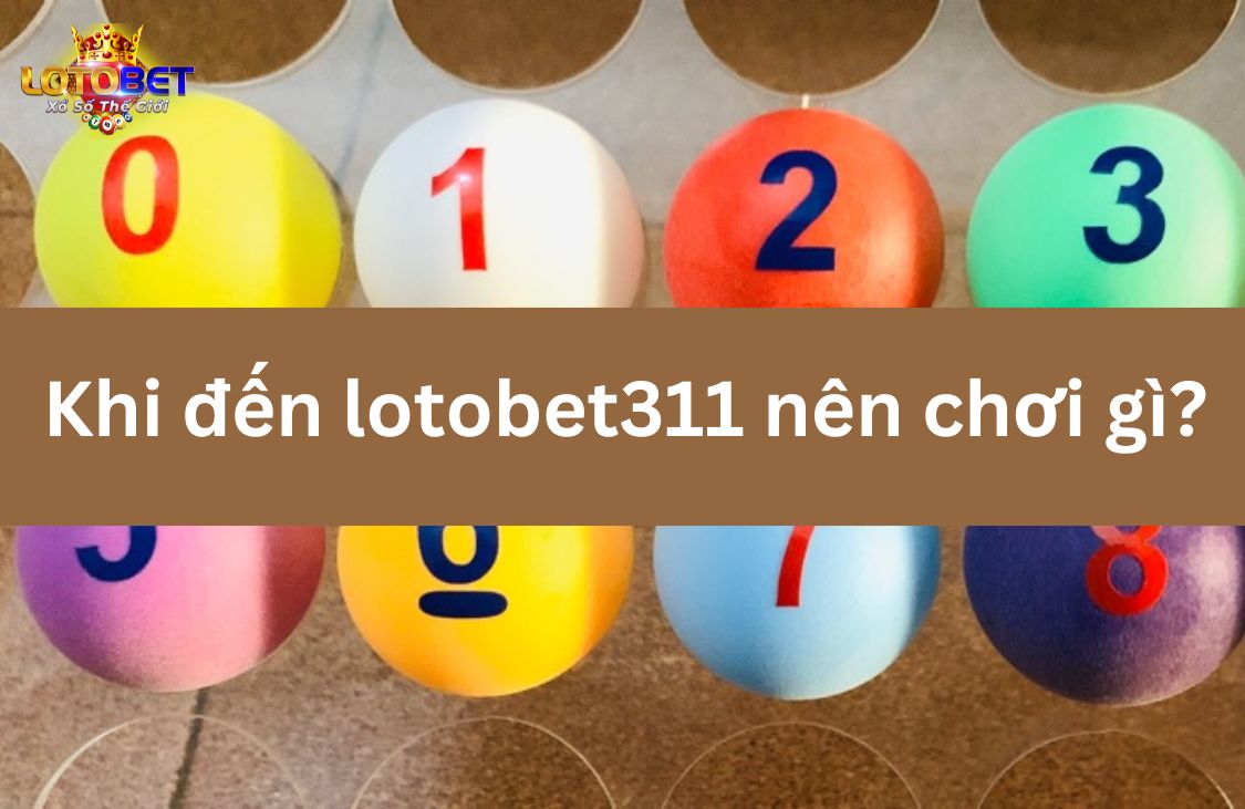 Khi đến lotobet311 nên chơi gì