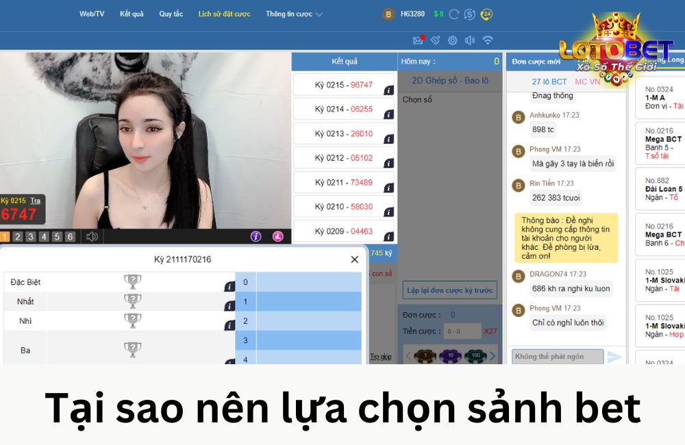 Tại sao nên lựa chọn sảnh bet